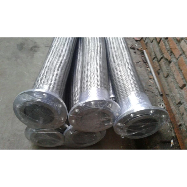 FLEXIBLE HOSE STAINLESS JOINT COUPLING NPT AND FLANGE