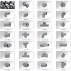 90 Degree Elbow Pipe Fittings 1