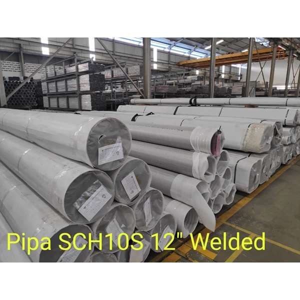 Pipa Stainless SCH10S 12" Welded
