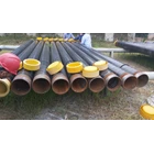 Black Pipe Carbon Steel Welded And Seamless Coating 3lpe Polyteline. Size 24 Inch Sch 40 1