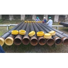 Black Pipe Carbon Steel Welded And Seamless Coating 3lpe Polyteline. Size 24 Inch Sch 40 2